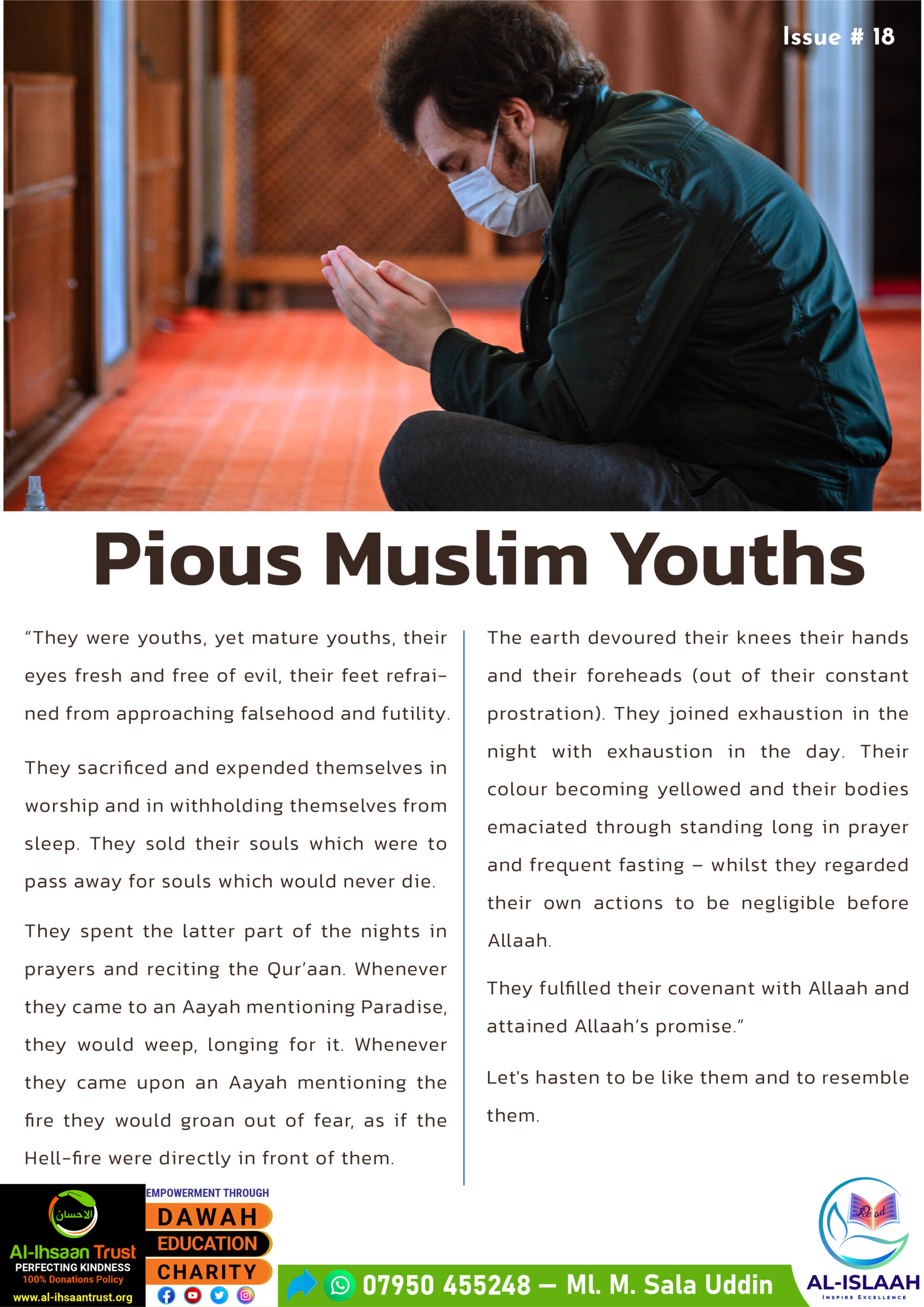 Pious Muslim Youth