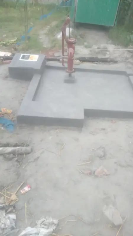 Newly Constructed Water Hand Pump